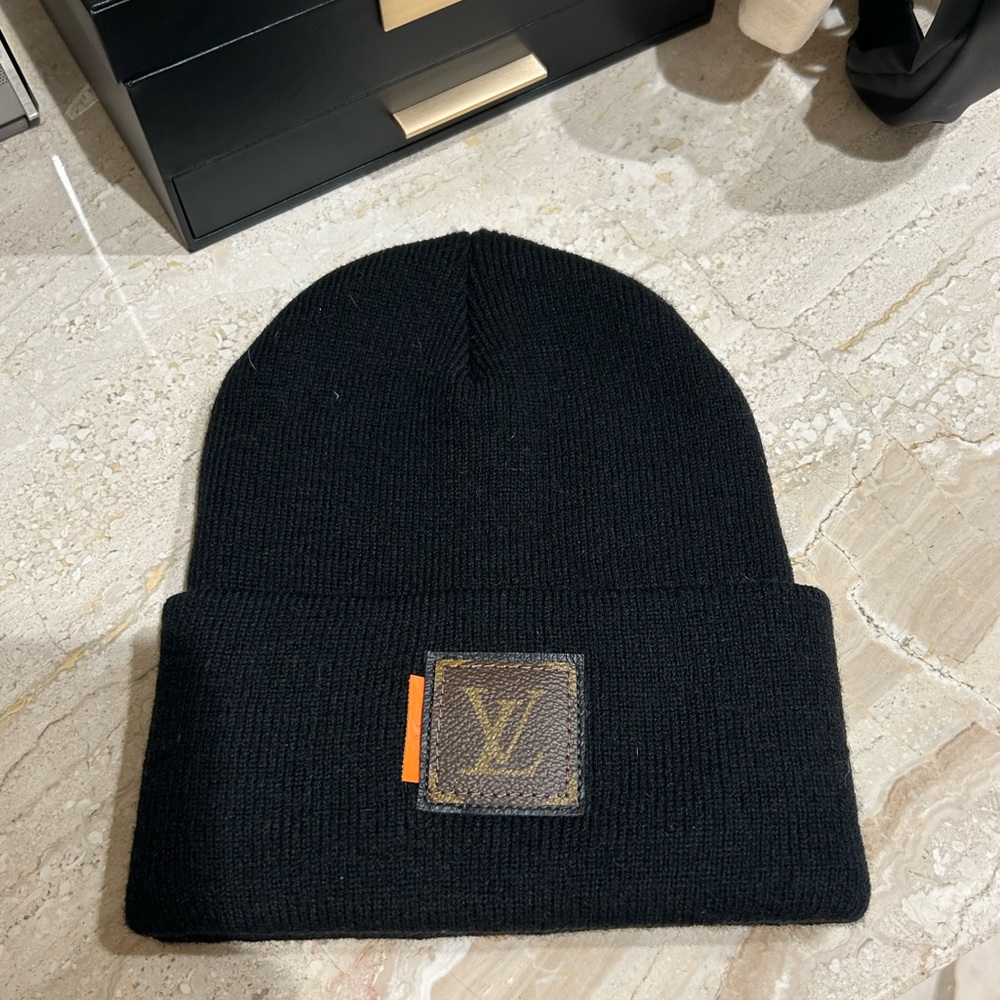 Upcycled Louis Vuitton Beanie